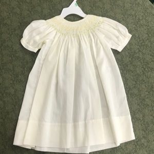 Girls smocked dress
